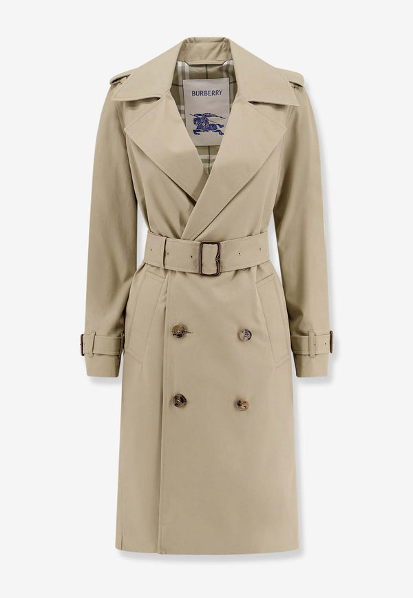 Burberry Double-Breasted Trench Coat Beige 8106349_C2219_OneColor_29848310