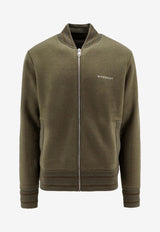 Givenchy 4G Logo Print Wool Bomber Jacket Green BM014A4YFP_305_Green_29847984