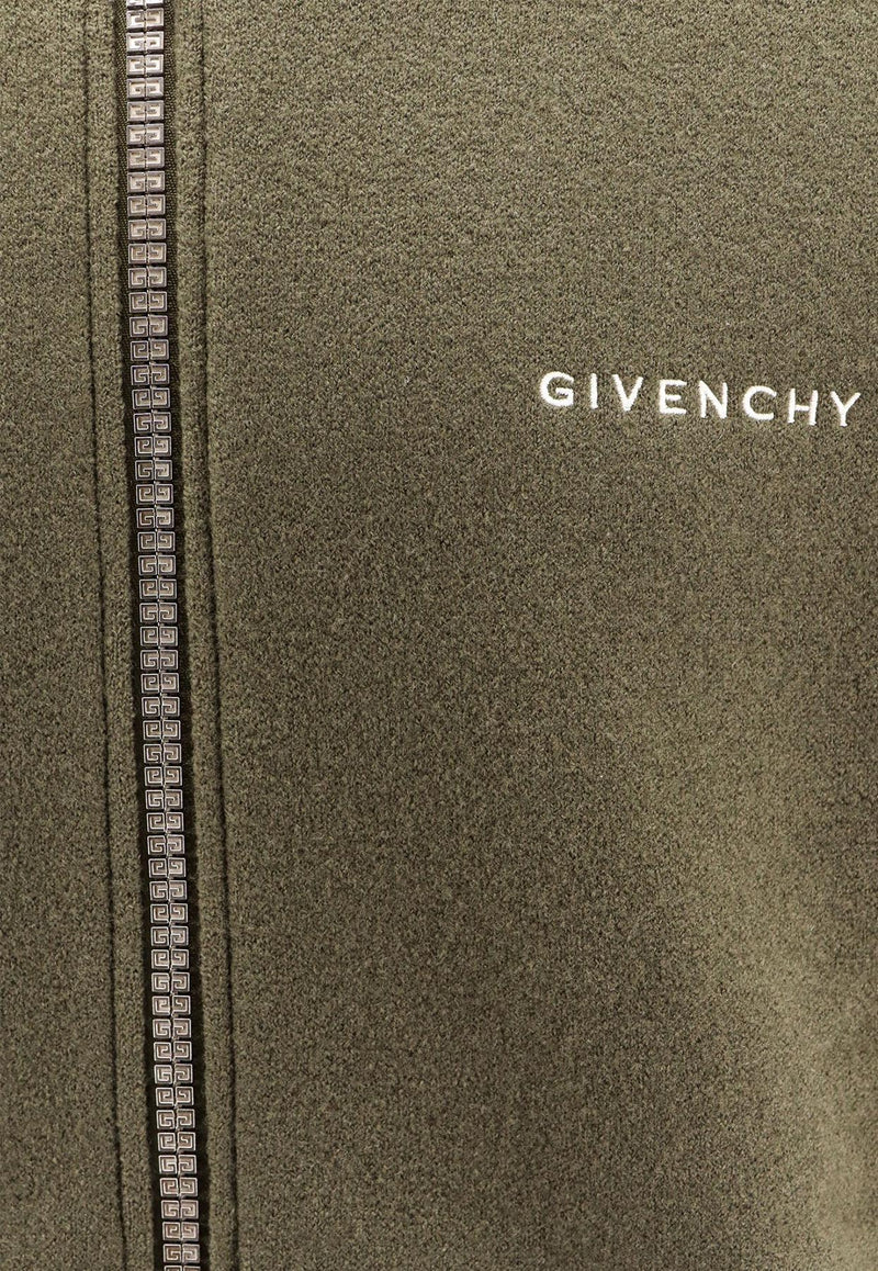 Givenchy 4G Logo Print Wool Bomber Jacket Green BM014A4YFP_305_Green_29847984