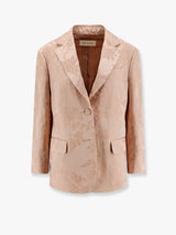 Dries Van Noten Peaked Lapel Blazer Pink 2510104071334_301_Pink_29844032
