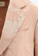 Dries Van Noten Peaked Lapel Blazer Pink 2510104071334_301_Pink_29844032