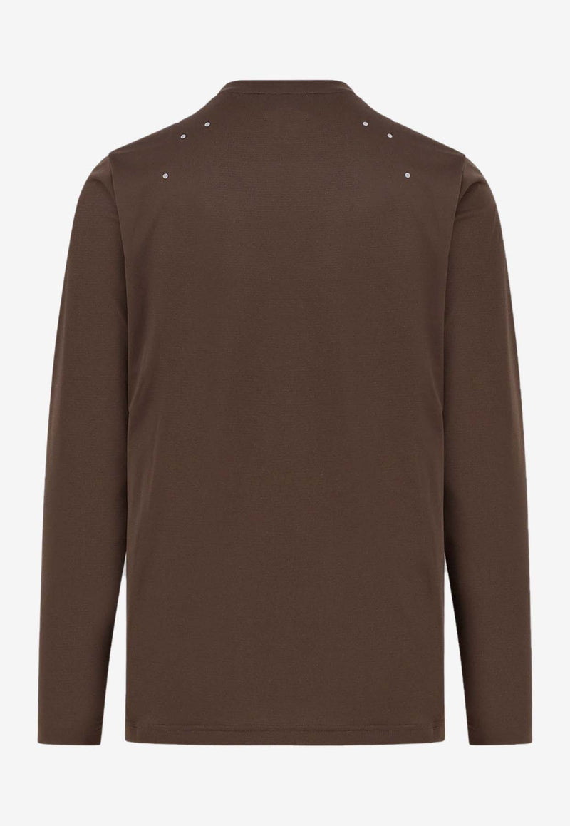 ROA Fireflies Long-Sleeved T-shirt Brown RBMW0388WO19_BRW0003_OneColor_31183830