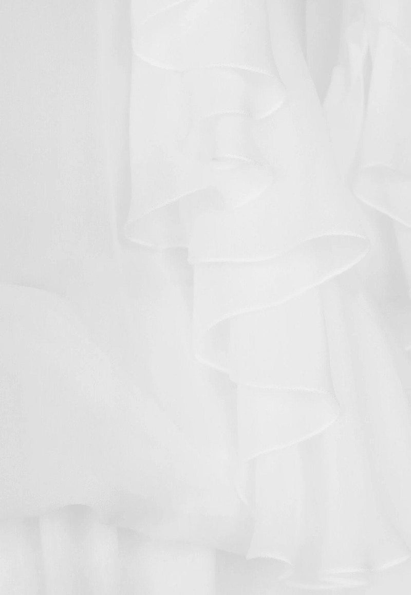 Dolce & Gabbana Sheer Silk Ruffled Blouse White F79FGTFU1AT_W0800_White_29845789