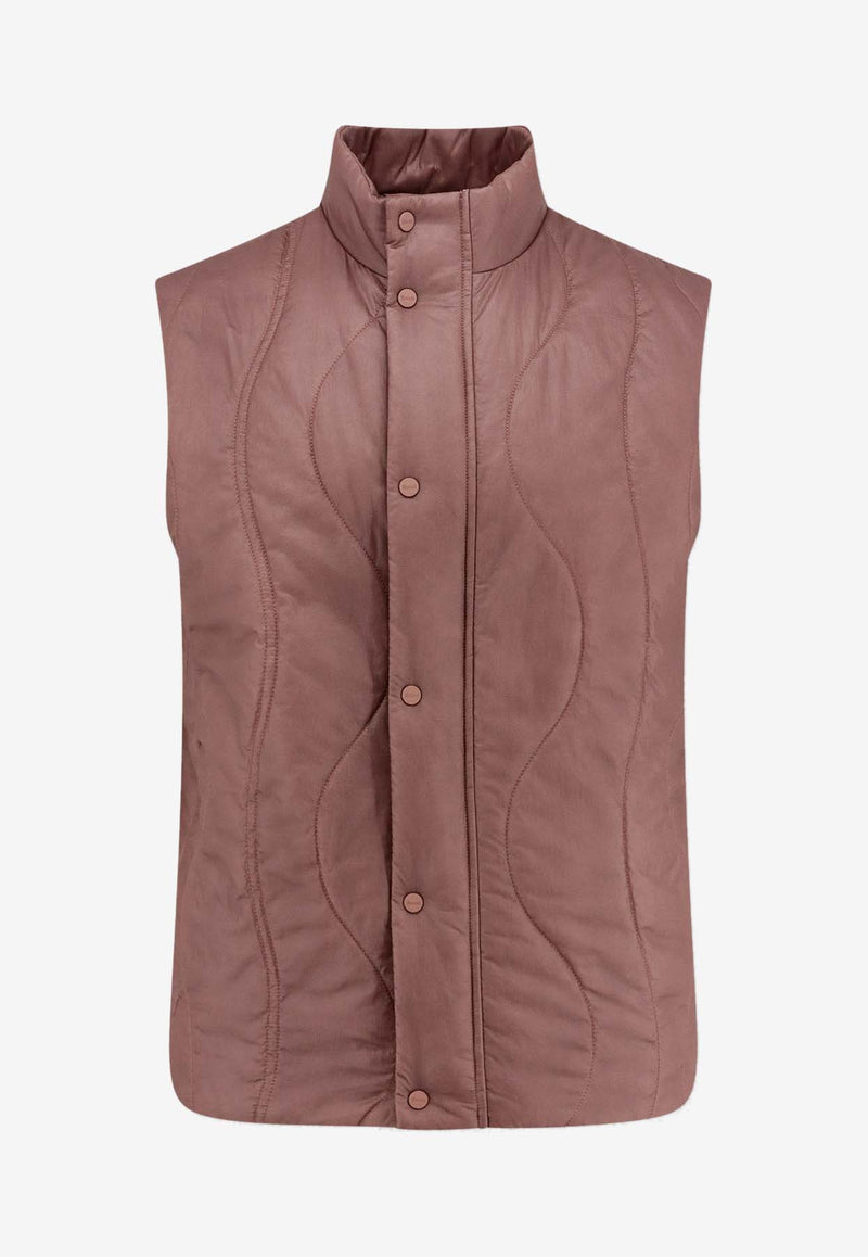 Herno Laminar Padded Quilted Vest Pink GI00174UL12829_4013_Pink_29845991