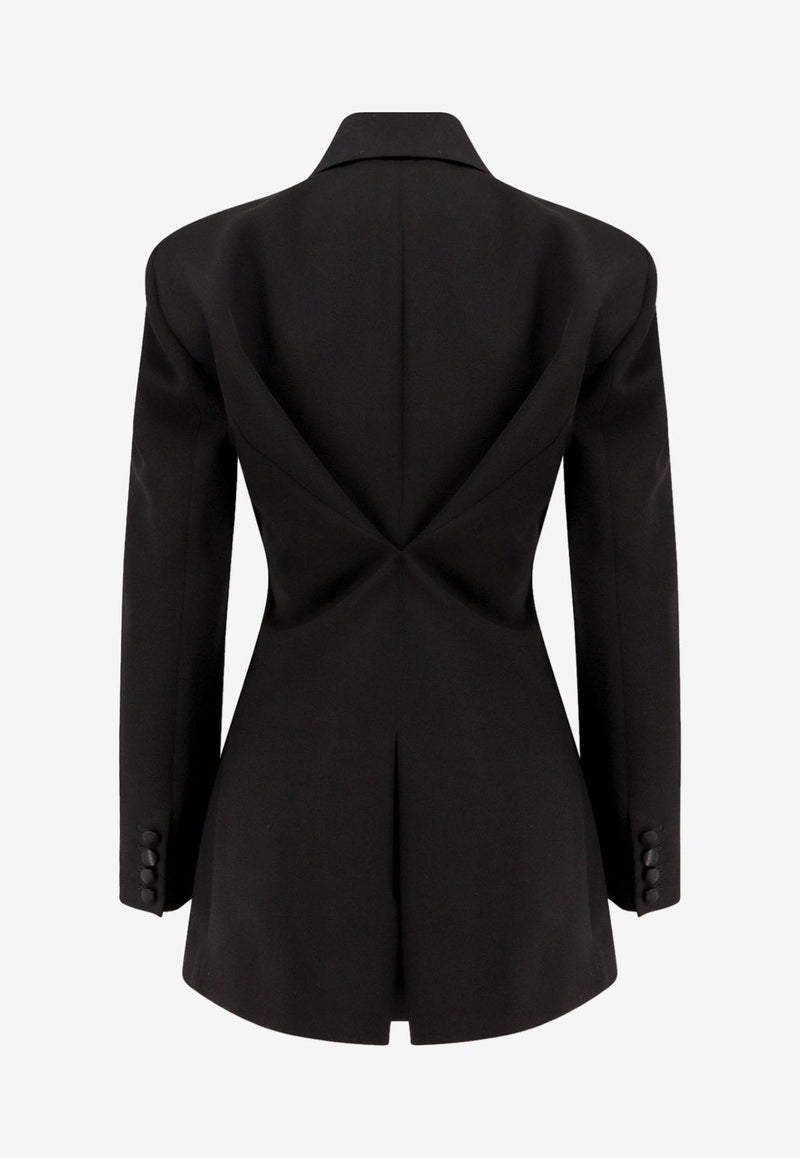 Givenchy Double-Breasted Tailored Blazer Black BW30KH15YR_001_Black_29845179