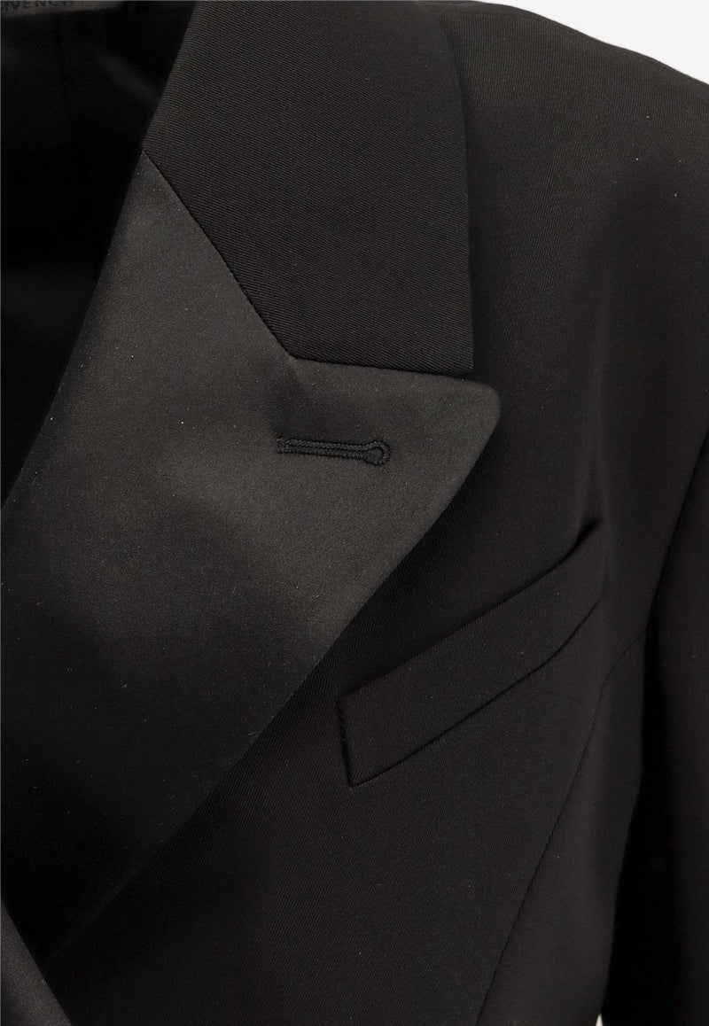 Givenchy Double-Breasted Tailored Blazer Black BW30KH15YR_001_Black_29845179