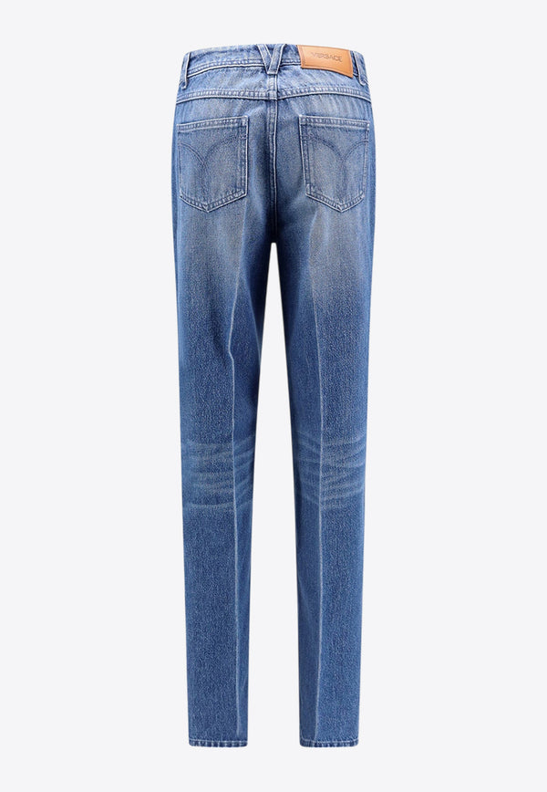 Versace Medusa Biggie Straight-Leg Jeans Blue 10126341A07079_1D030_Blue_29842692