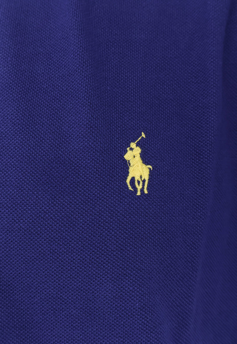 Polo Ralph Lauren Embroidered Logo Polo T-shirt Blue 710795080_013_Blue_29840377