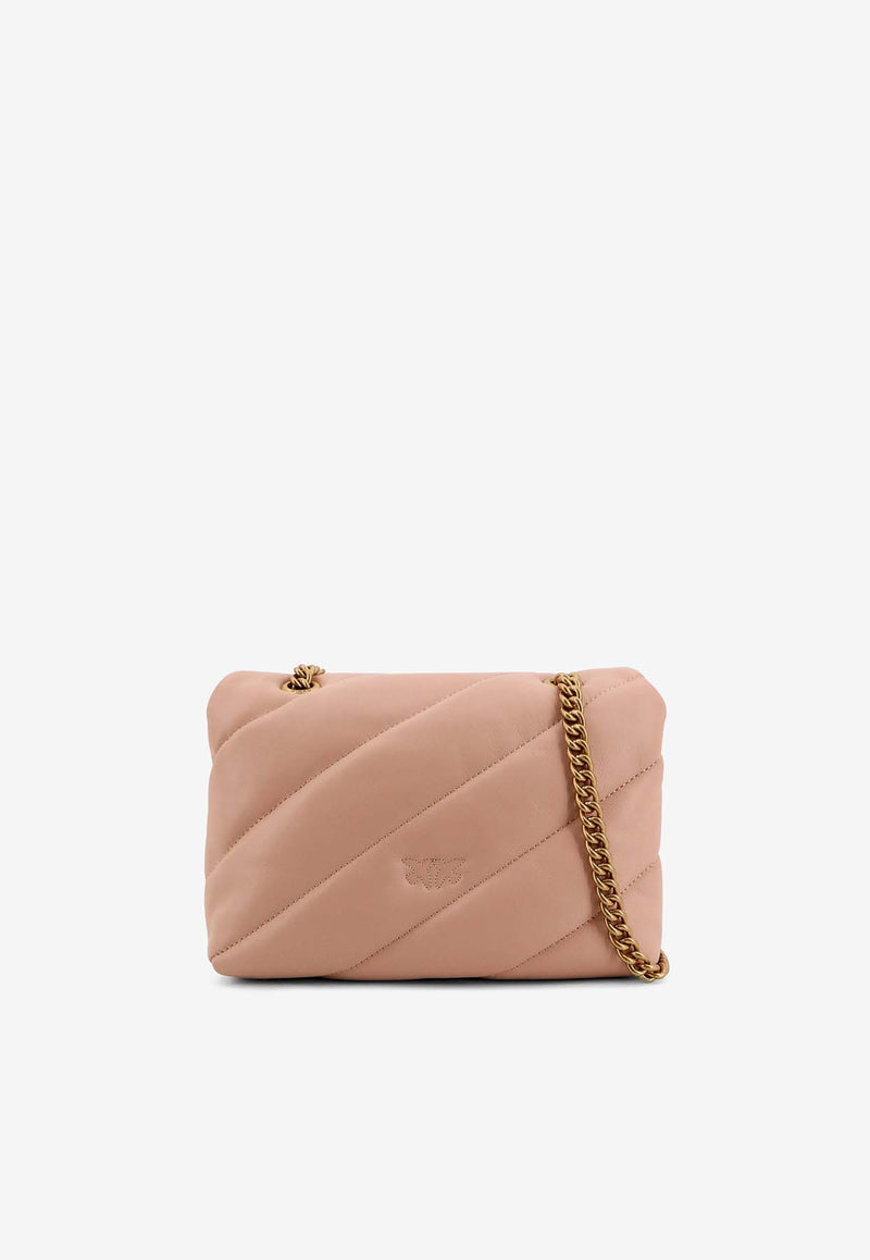 PINKO Love Birds Quilted Leather Crossbody Bag Pink 100039A0F2_O81Q_Pink_29842645