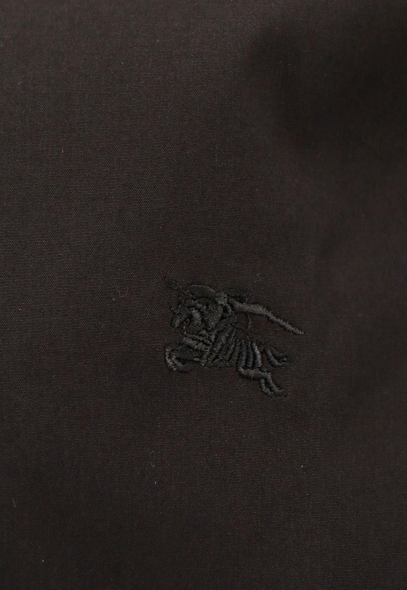 Burberry Embroidered EKD Short-Sleeved Shirt Black 8079596_A1189_Black_29840629