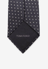 Tom Ford Polka Dot Silk Tie Gray STE001S0123IG710_Grey_29841911