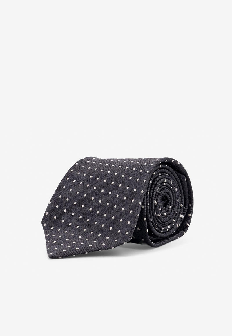 Tom Ford Polka Dot Silk Tie Gray STE001S0123IG710_Grey_29841911