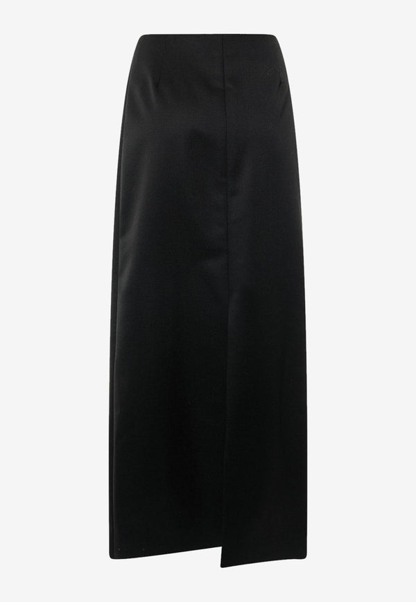 Givenchy Wrap Midi Skirt Black BW40RA14RQ_001_Black_29847605
