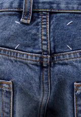 Maison Margiela Frayed Jeans with Signature-Stitches Blue S29LA0094S30561_984_Blue_29845850