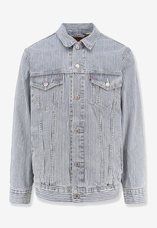 Levi's Striped Denim Jacket Blue A5782_0045_Blue_29846012