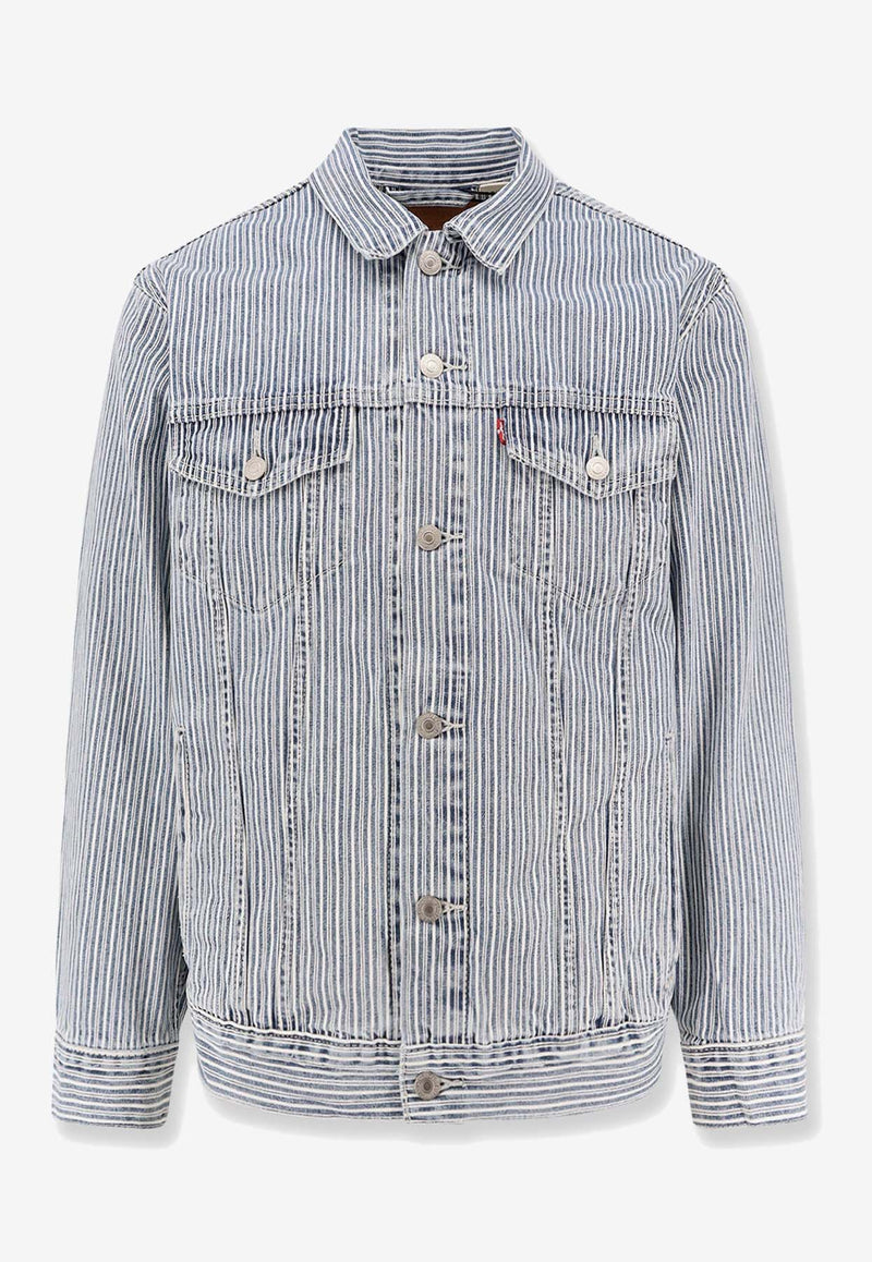 Levi's Striped Denim Jacket Blue A5782_0045_Blue_29846012