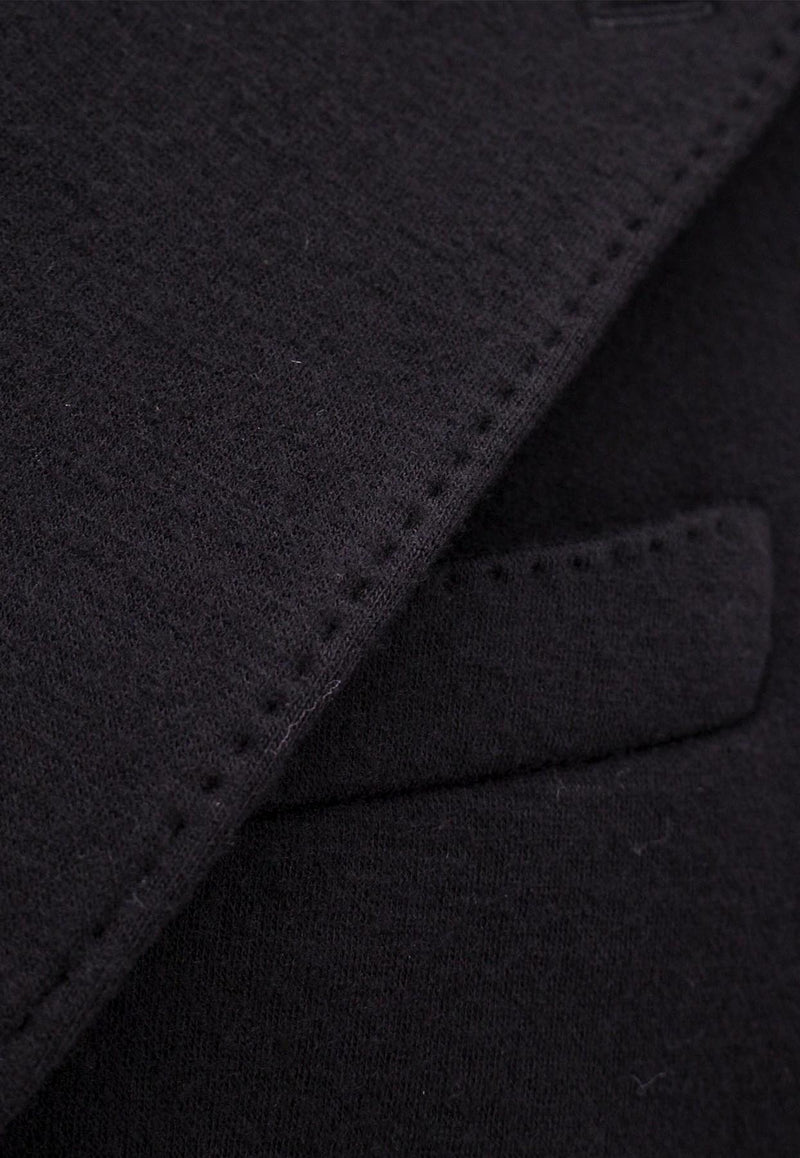 Dolce & Gabbana Wool-Blend Single-Breasted Coat Black G040VTHU7QV_N0000_Black_29846346