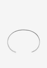 Maison Margiela Engraved Logo Open Bangle Silver SM1UY0081SV0158_951_Silver_29846372