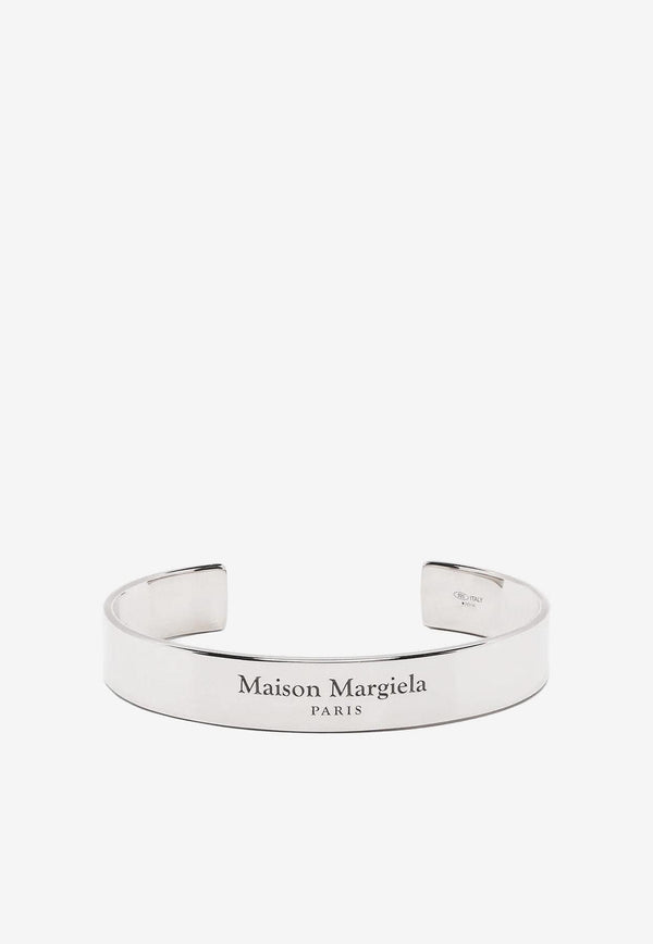Maison Margiela Engraved Logo Open Bangle Silver SM1UY0081SV0158_951_Silver_29846372