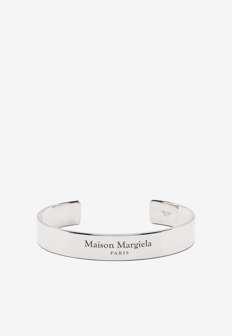 Maison Margiela Engraved Logo Open Bangle Silver SM1UY0081SV0158_951_Silver_29846372