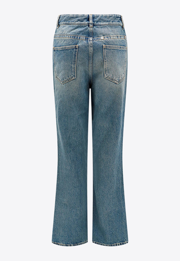 Givenchy 4G Logo Flare Jeans Blue BW51145Y9N_420_Blue_29846139