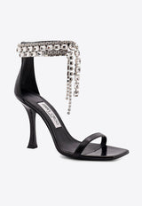 Jimmy Choo Verity 100 Crystal Embellished Leather Sandals Black VERITY100BYK_BLACK_Black_29847003