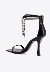 Jimmy Choo Verity 100 Crystal Embellished Leather Sandals Black VERITY100BYK_BLACK_Black_29847003
