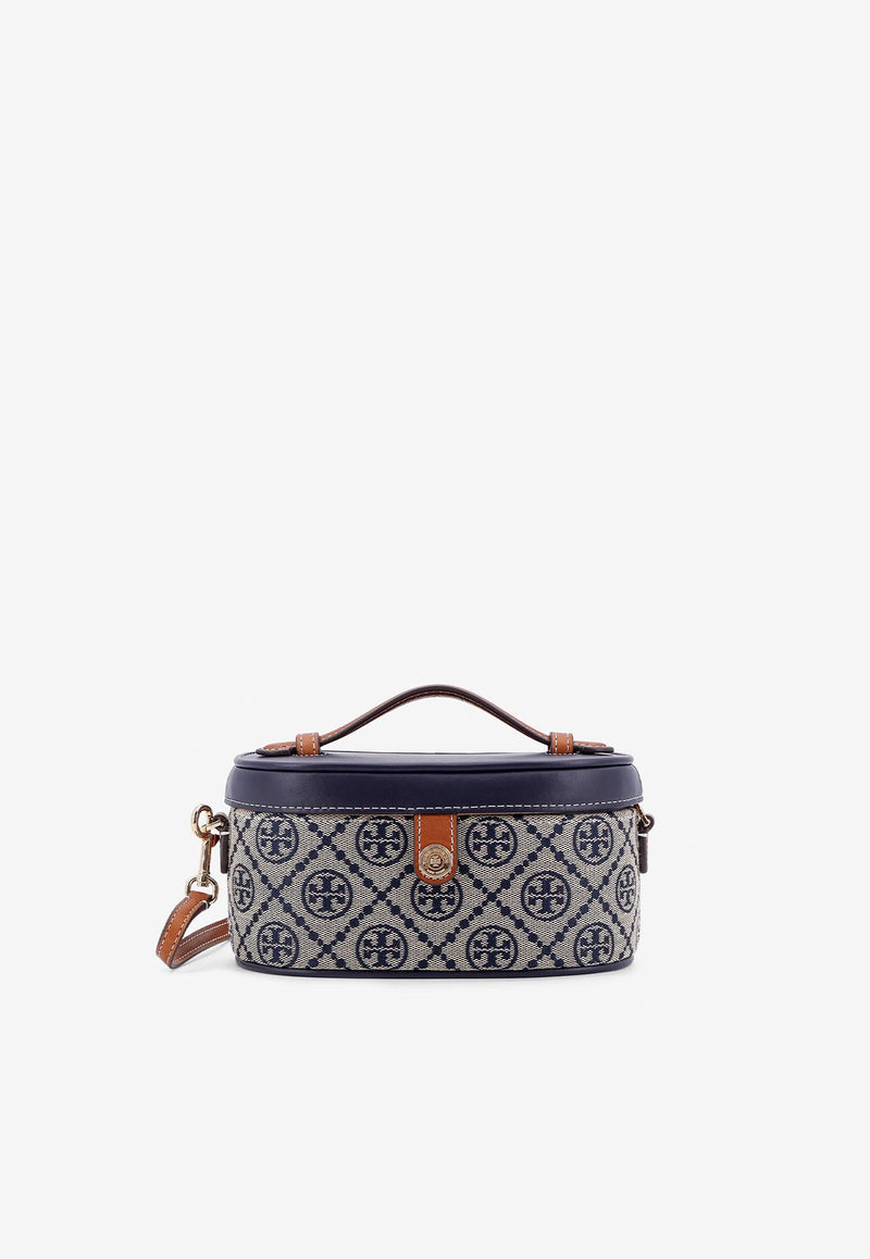 Tory Burch T-Monogram Leather Pouch Bag Navy 165010405_Tory navy_29841664