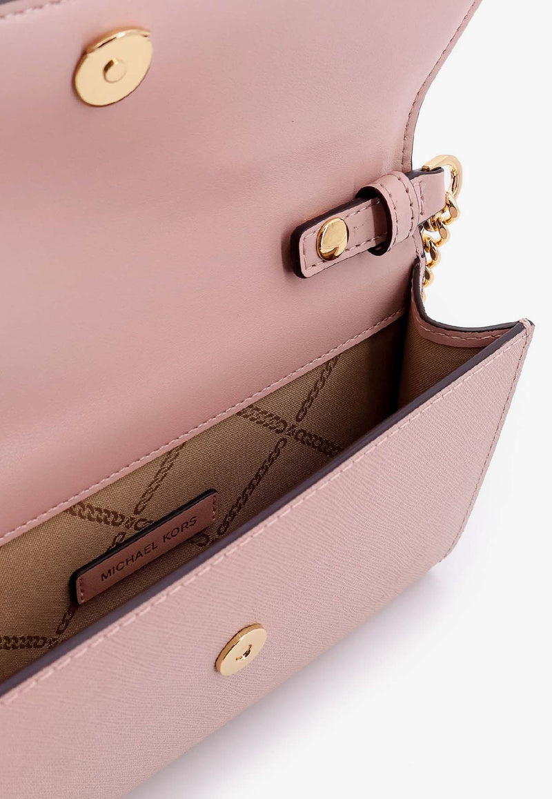 Michael Kors Jet Set Leather Crossbody Bag Pink 32R4GJ6C9L_187_OneColor_29839319