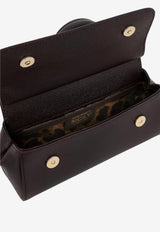 Dolce & Gabbana Small Sicily Leather Top Handle Bag Black BB7116B100180999_Black_29842386