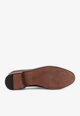 Valentino VLogo Buckle Leather Loafers Brown 7Y2S0K73ZWDZWX_BARK BROWN_29842588