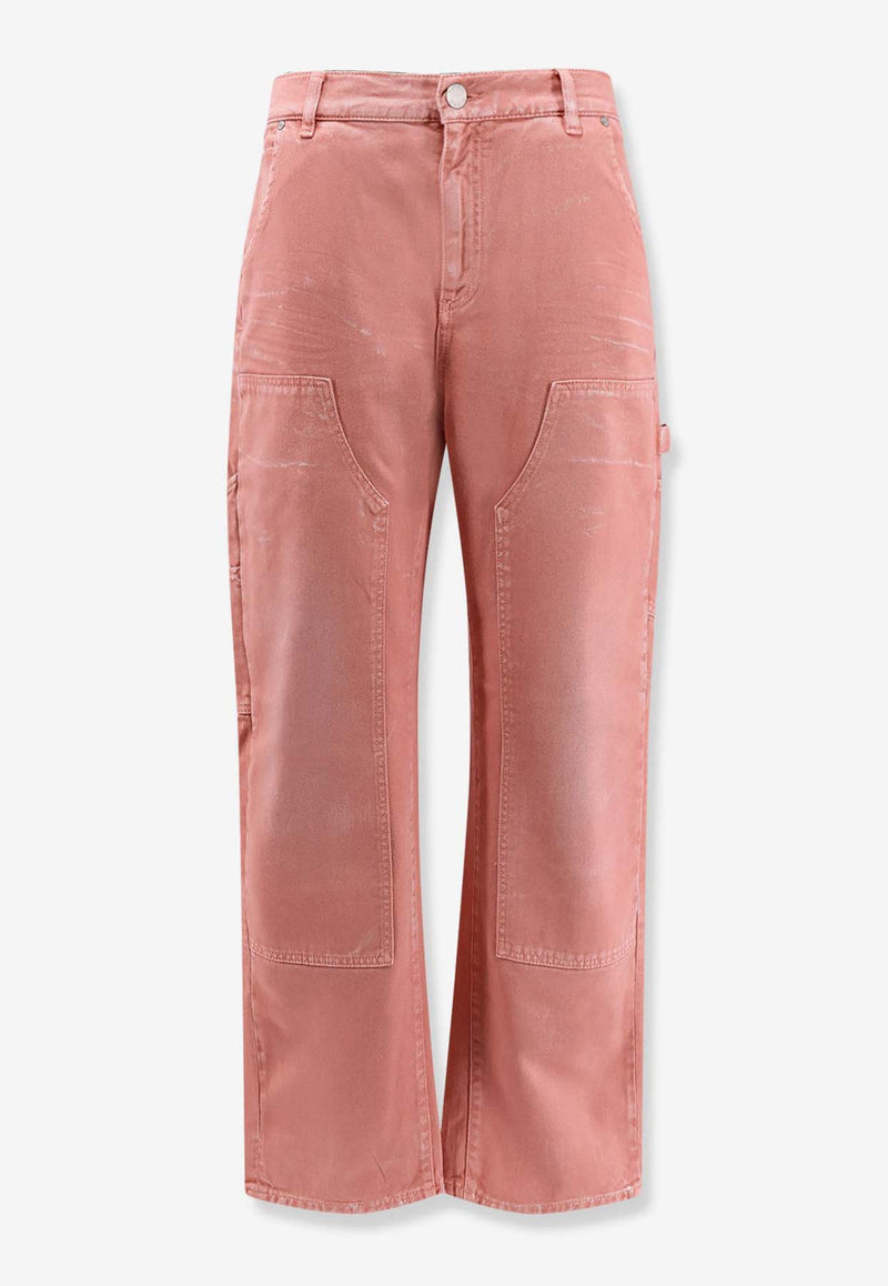 PINKO  Praia Straight-Leg Jeans Pink 104641A2HU_N56_Pink_29839329
