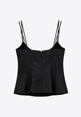 Stella McCartney Essential Sleeveless Top Black 6T01583DU401_1000_Black_29844520