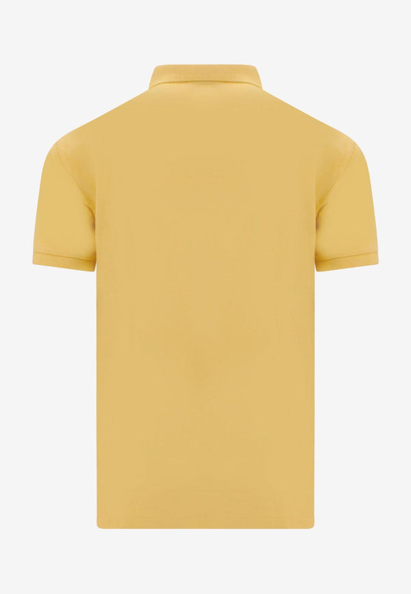 Polo Ralph Lauren Embroidered Logo Polo T-shirt Yellow 710795080_003_Yellow_29840971