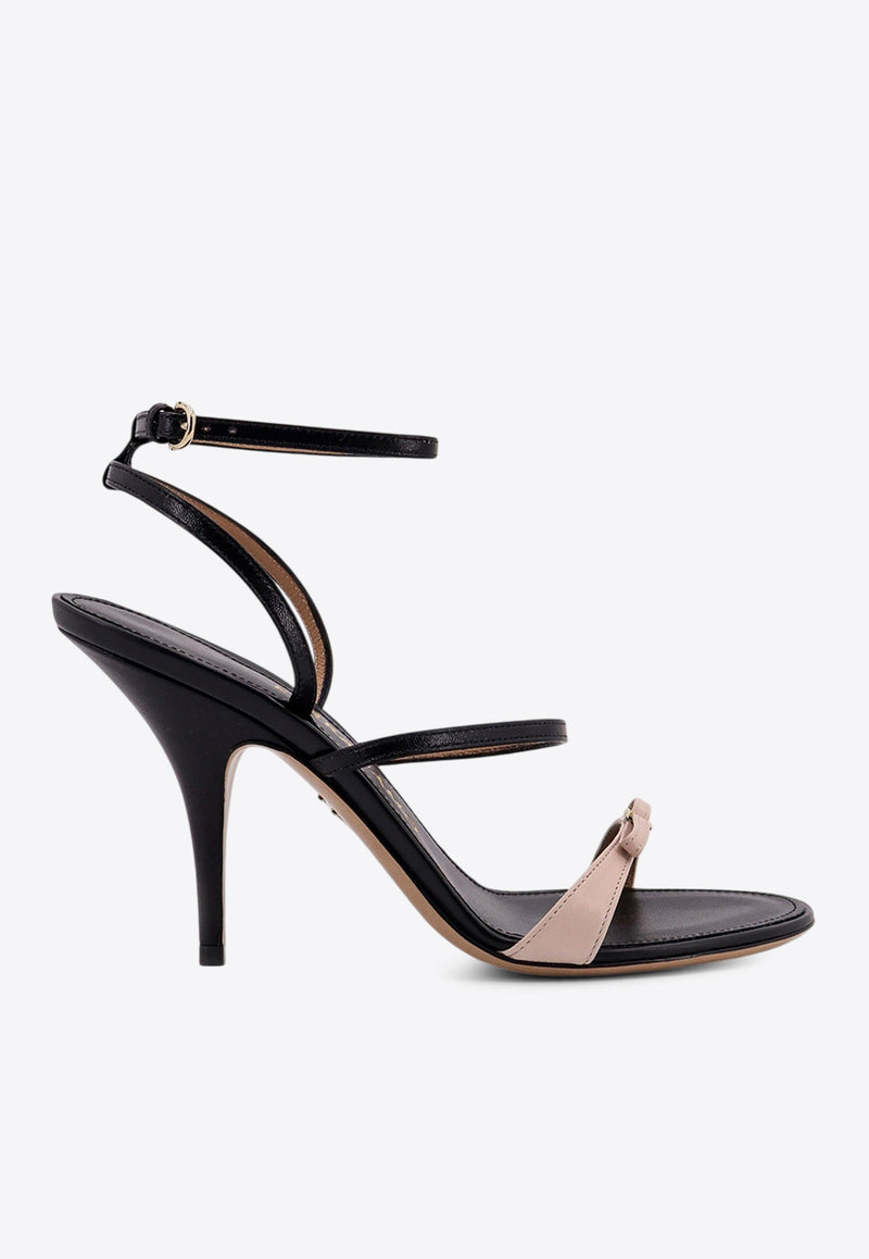 Ferragamo Ariel 95 Leather Sandals Black 01K044782857_BALLET_Black_29842594