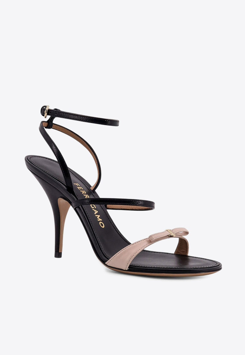 Ferragamo Ariel 95 Leather Sandals Black 01K044782857_BALLET_Black_29842594