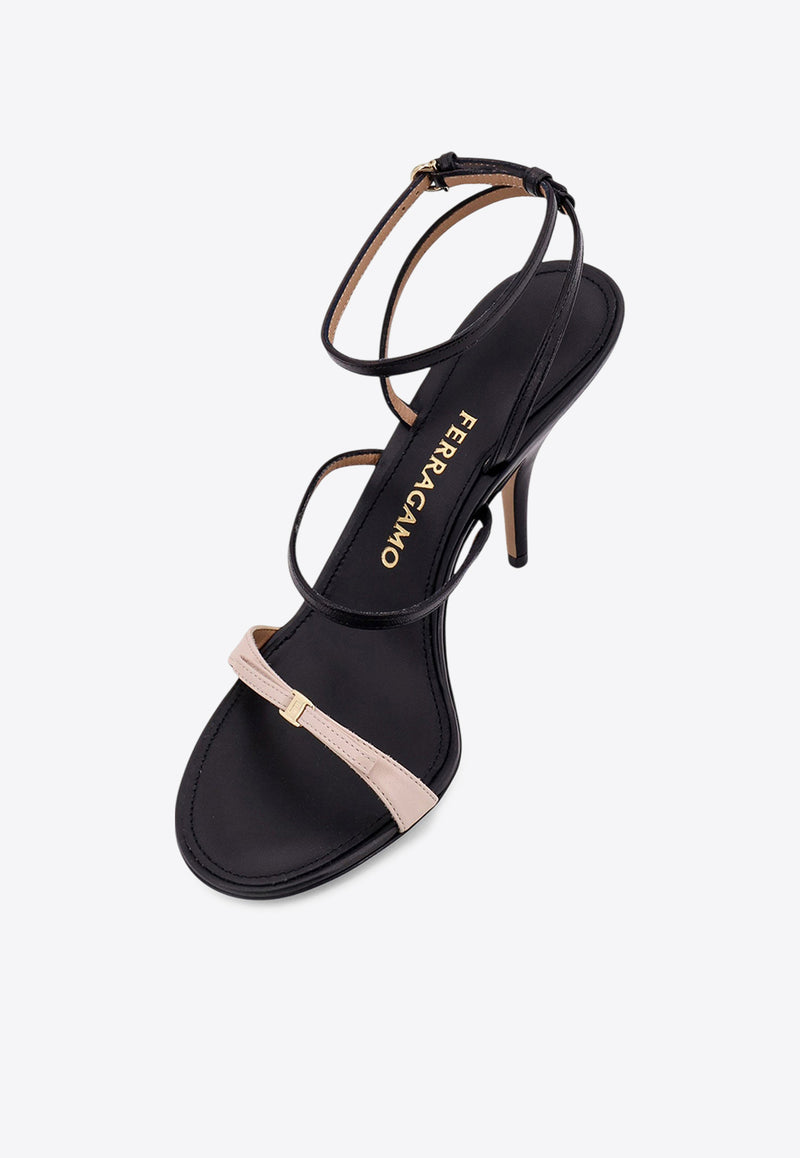 Ferragamo Ariel 95 Leather Sandals Black 01K044782857_BALLET_Black_29842594