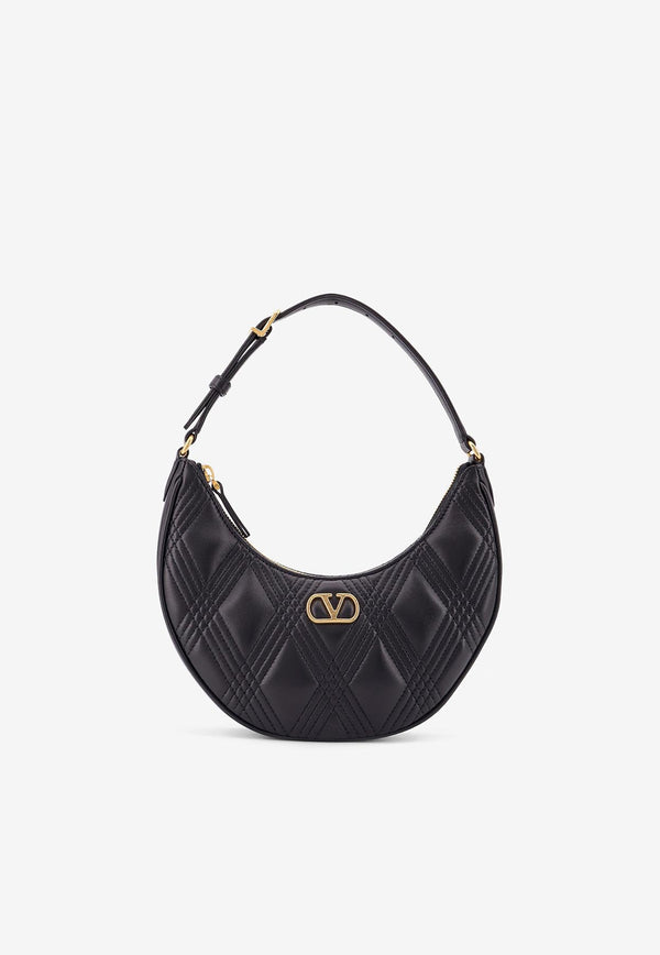 Valentino Mini Quiltie 67 Leather Shoulder Bag  Black 7W2P0AS3MIC0NO_Black_29840276