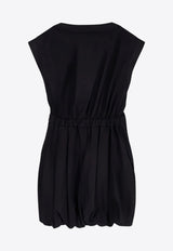 PINKO Draped Mini Dress Black 105215A2LD_Z99_Black_29840237