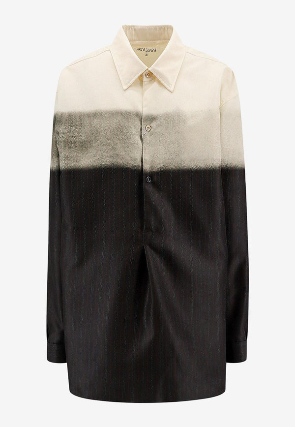 Maison Margiela Oversized Long-Sleeved Shirt Black S51DT0010S78466_001S_Black_29845142