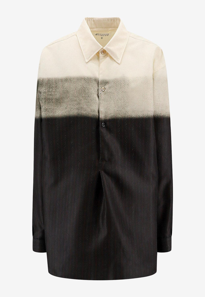 Maison Margiela Oversized Long-Sleeved Shirt Black S51DT0010S78466_001S_Black_29845142