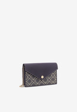 Tory Burch T-Monogram Envelope Chain Clutch Navy 165016405_Tory navy_29841680