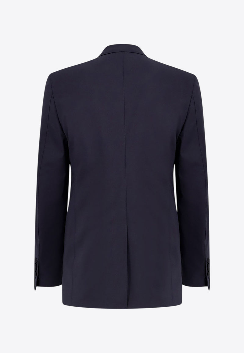 Tom Ford Satin Trim Single-Breasted Tuxedo Suit Navy 2ESPT1WES01UCA_INK_29839449