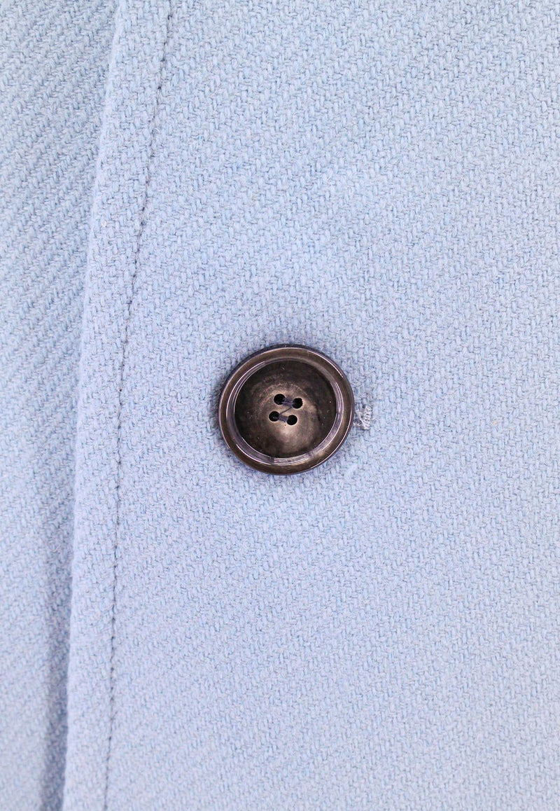 AMI PARIS Single-Breasted Wool Coat Sky Blue FC0307WV0016_468_Blue_29846960