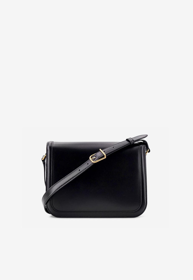 Valentino 9TO5 VLogo Messenger Bag in Smooth Leather Black 6Y2B0D05ECH_0NO_Black_29839740