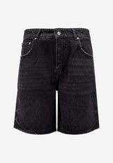 Represent Washed Denim Shorts Black MLM61038_01_OneColor_29841891