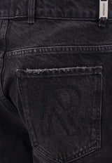 Represent Washed Denim Shorts Black MLM61038_01_OneColor_29841891