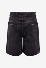 Represent Washed Denim Shorts Black MLM61038_01_OneColor_29841891