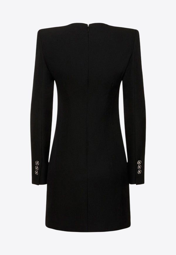 Versace Tailored Mini Dress Black 10124341A06750_1B000_Black_29842649