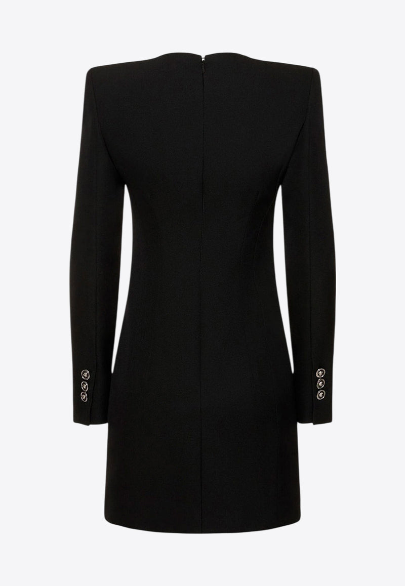 Versace Tailored Mini Dress Black 10124341A06750_1B000_Black_29842649